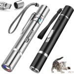 Laser Pointer Cat Toy - 5Modes Pointer for Indoor Interactive, Cat Toys Red Light Pet Pointer Interactive to Busy Kitten Dog Chaser Play Toys(2 Pcs)