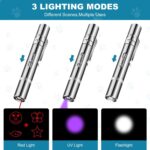 Cat Toys, Laser Pointer with 5 Adjustable Patterns,  Recharge Laser, Long Range and 3 Modes Training Chaser Interactive Toy, Dog Laser Toy - Image 2