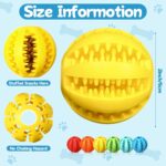 12 Pcs Dog Treat Toy Balls Bulk Interactive Dog Puzzle Toys Dispensing Puppy Balls for Teething Chew Enrichment for Boredom and Brain Stimulating Game to Keep Them Busy(Medium) - Image 2