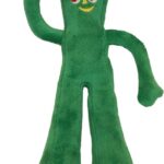 Dog Plush Toy - Squeaky Dog Toy for All Dogs - Extra Soft Plush Dog Toy w/ Flexible Legs & Arms - Stuffed Animal Dog Toy for Cuddling & Playing - Cute Dog Pet Toy (9", Green)