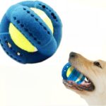 Ball Inside Ball Dog Toy | 3.54in Tennis Tumble Dog Toy & Tennis Balls for Dogs Inside Rubber Shell, Floating Water Toys for Dogs & Puppy Water Toys, Indoor Fetch Toys for All Breeds