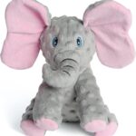 Dog Toys Puppy Toys Cute Squeaky Elephant Dog Toy with Crinkle Paper Stuffed Plush Animal Dog Toys to Keep Them Busy for Small Medium Large Dogs