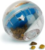 Treat Ball, Interactive Dog Dispenser Toy, 4 Inch Slow Feeder