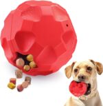 Rubber Treat Dispensing Dog Toys for Aggressive Chewers Large Breed
