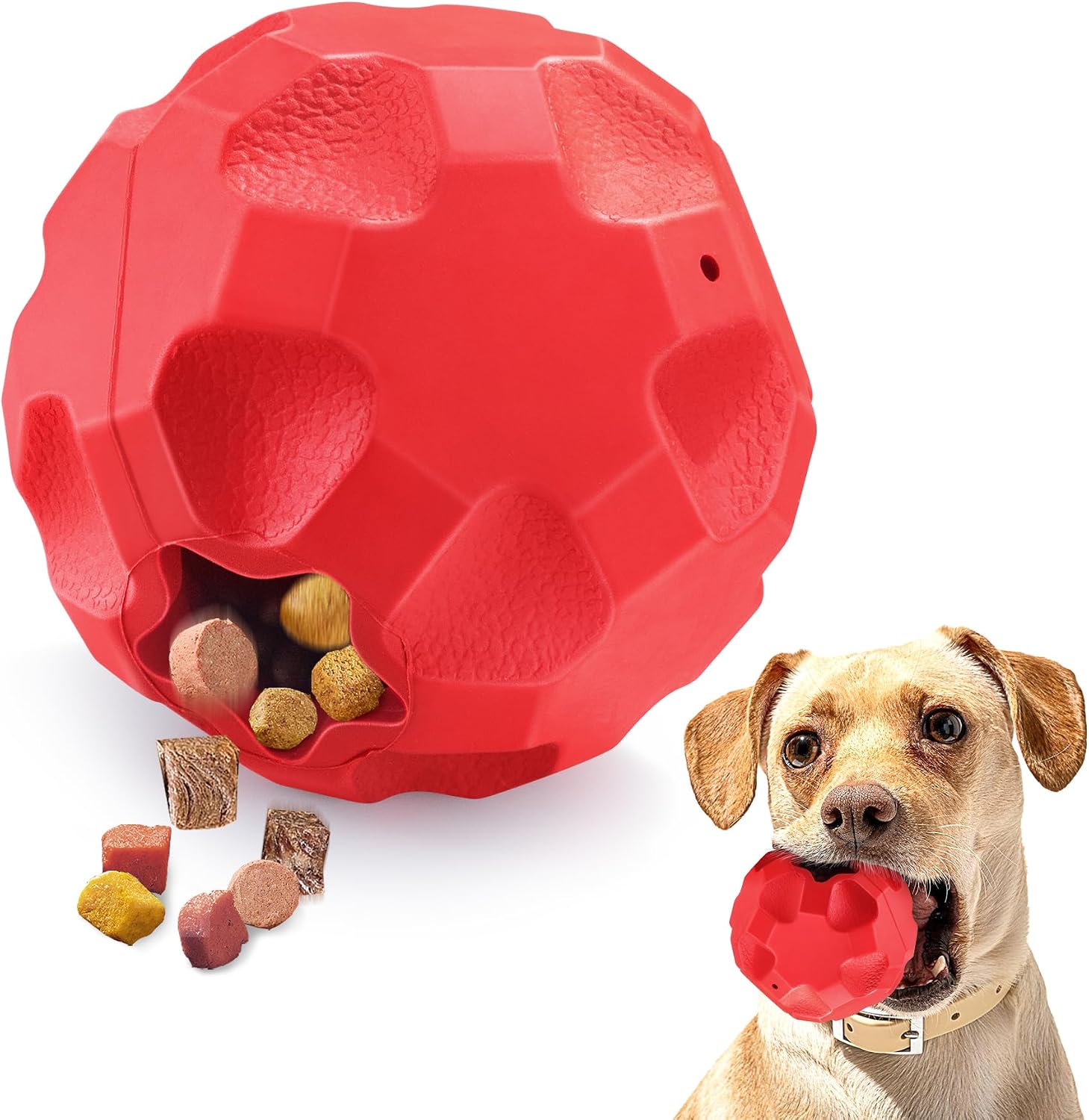 71ldGGUqfAL._AC_SL1500_.jpg Rubber Treat Dispensing Dog Toys for Aggressive Chewers Large Breed - Image 1