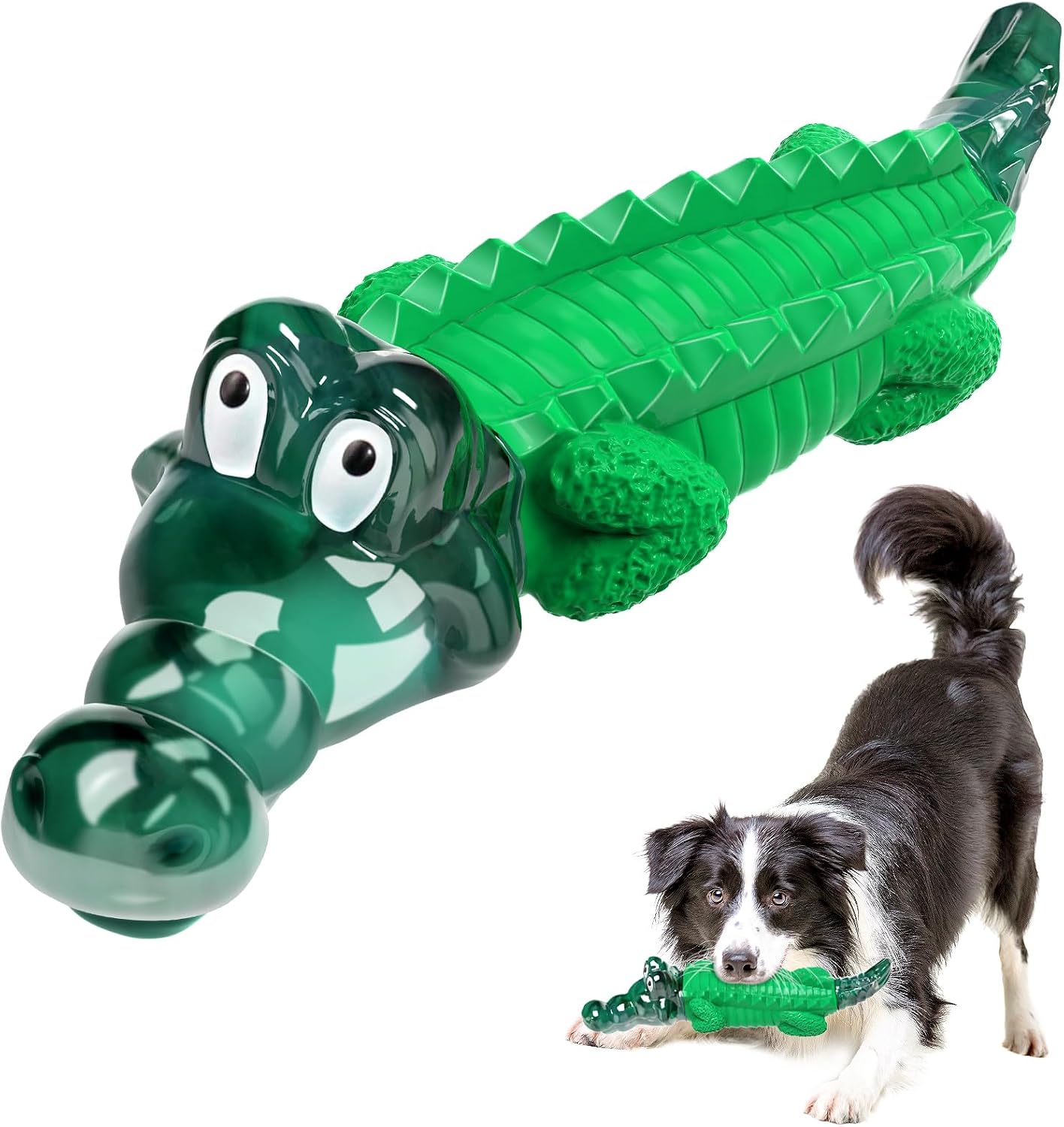 71tQ6eYZ8gL._AC_SL1500_.jpg Dog Chew Toys for Aggressive Chewers - Indestructible Dog Toy to Reduce Pet Anxiety and Boredom for Small, Medium, Large Breed - Image 1