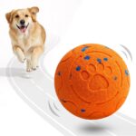 Dog Balls: Interactive Dog Ball Auto Rolling - Interactive Dog Toys for Aggressive Chewers - Bouncy & Throwable,  Rechargeable, Washable, for Small & Medium & Large Dogs – Orange