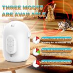 Laser Cat Toys for Indoor Cats, [ Newly Upgraded] Real Trajectory Motion Activated Cat Toy, Automatic Laser Pointer Interactive Automated Cat Toys for for Bored Indoor Adult Cats/Dogs/Kittenes - Image 2
